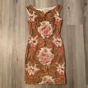 Maggie London Beaded India Dress, Size 6.